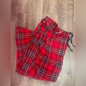 Red Plaid Pajama Pants
